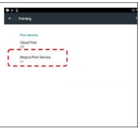AVISION AP240QN - 開啟 Mopria Print Service。然後行動裝置會開始搜尋可連接的印表機。 - 2