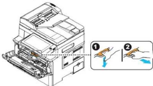 AVISION AM4032iw - Locations of the Jammed Paper (Endroits susceptibles de bourrage de papier) - 9