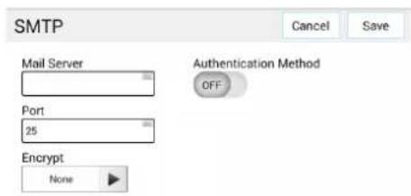 AVISION AM4032iw - Spécification du serveur SMTP du produit - 3