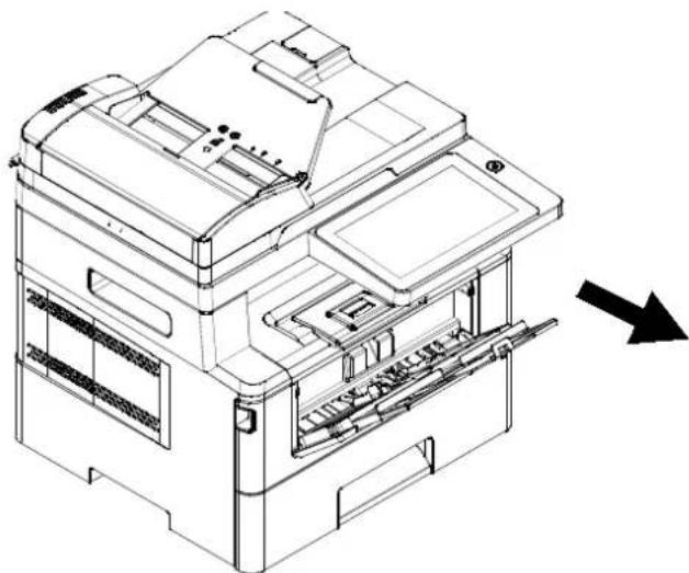AVISION AM4032iw - Chargement du bac manuel - 2