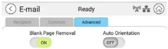AVISION AM4032iw - Common Settings (Paramètres communs) : - 2