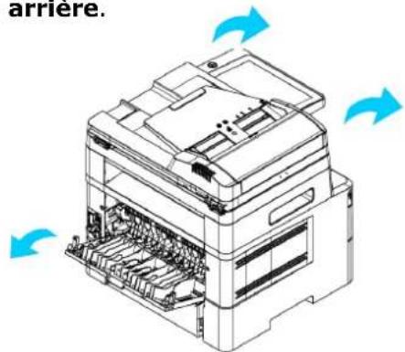 AVISION AM4032iw - Locations of the Jammed Paper (Endroits susceptibles de bourrage de papier) - 5