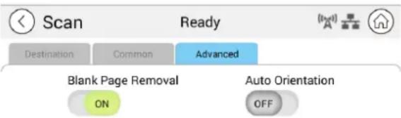 AVISION AM4032iw - Common Settings (Paramètres communs) : - 2