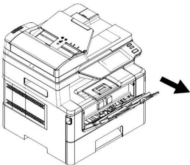 AVISION AM4032iw Plus - Chargement du bac manuel - 2