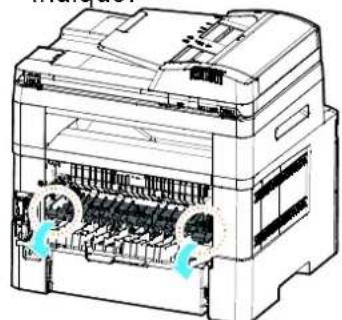AVISION AM4032iw Plus - Locations of the Jammed Paper (Endroits susceptibles de bourrage de papier) - 6