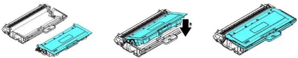 AVISION AM4032iw Plus - Installation de la cartouche de toner - 4