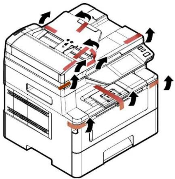 AVISION AM4032iw Plus - Retrait des bandes - 1