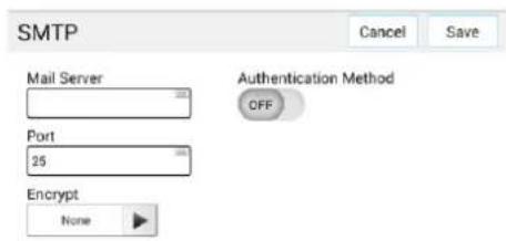 AVISION AM4032iw Plus - Spé cification du serveur SMTP du produit - 3