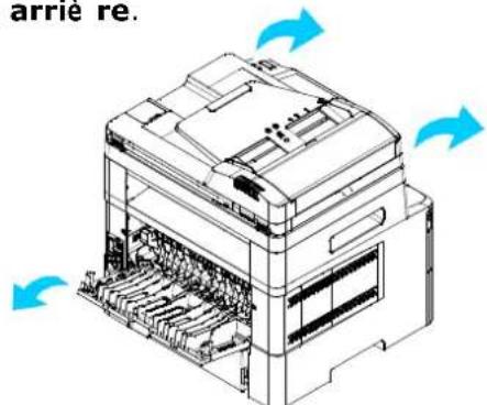 AVISION AM4032iw Plus - Locations of the Jammed Paper (Endroits susceptibles de bourrage de papier) - 5