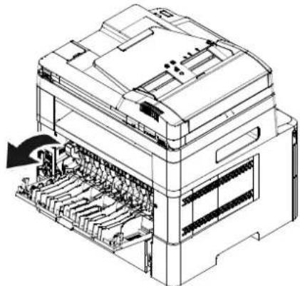 AVISION AM4032iw Plus - Locations of the Jammed Paper (Endroits susceptibles de bourrage de papier) - 2