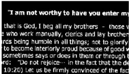 AVISION AD545GWN - "I am not worthy to have you enter my - 1