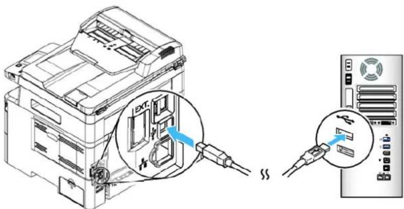AVISION AM240QDW Plus - Imprimante connectée via USB - 1