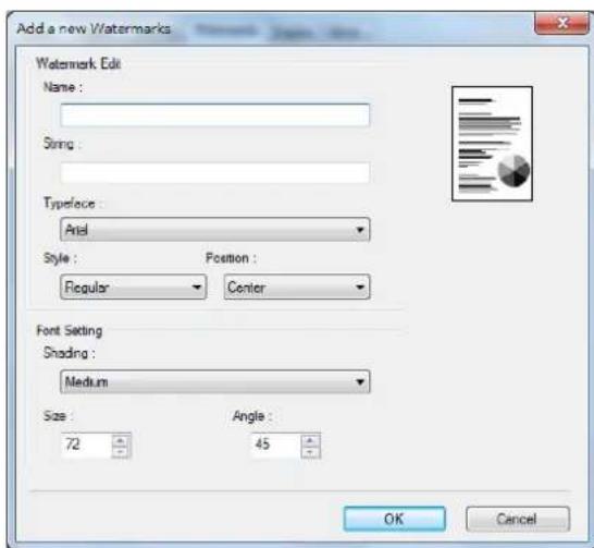 AVISION AM240QDW Plus - Ajout d'un filigrane texte - 1