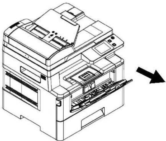 AVISION AM240QDW Plus - Chargement du bac manuel - 2