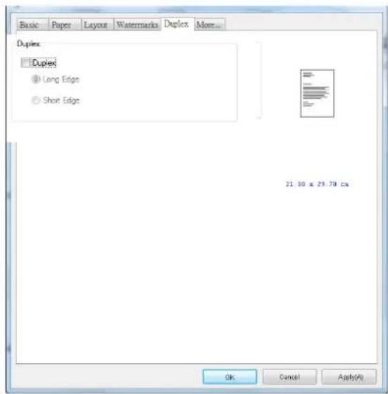 AVISION AM240QDW Plus - L'onglet Recto-verso - 1