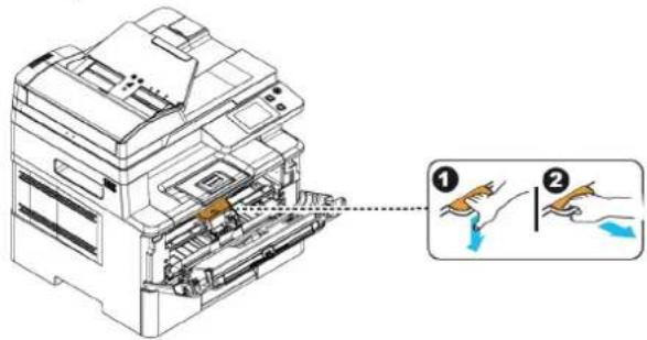 AVISION AM240QDW Plus - Locations of the Jammed Paper (Endroits susceptibles de bourrage de papier) - 9