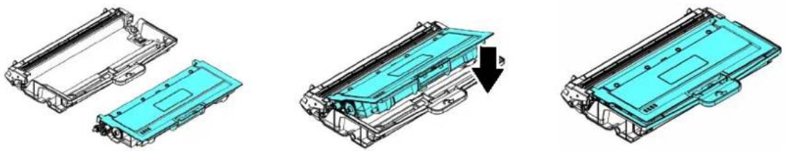 AVISION AM240QDW Plus - Installation de la cartouche de toner - 4