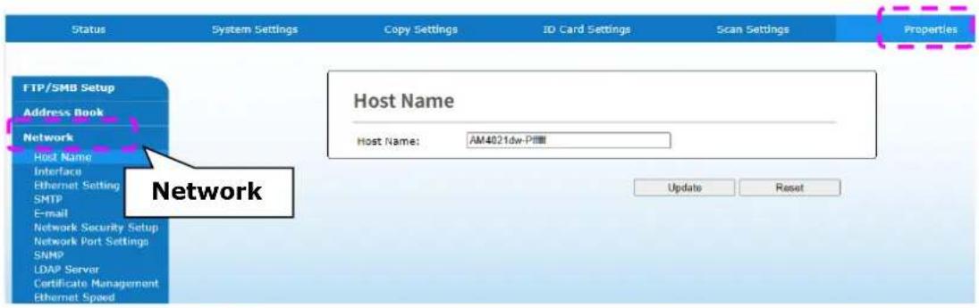 AVISION AM240QDW Plus - Spécification du serveur SMTP du produit - 1