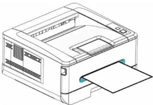 AVISION AP233QN - 將手動進紙匣裝入紙張 - 1