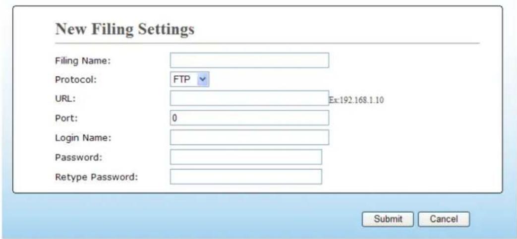AVISION AM240AW Plus - Pour configurer FTP ou SMB comme destination d'archivage, - 2