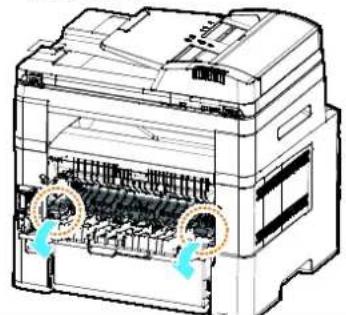 AVISION AM240AW Plus - Locations of the Jammed Paper (Endroits susceptibles de bourrage de papier) - 6