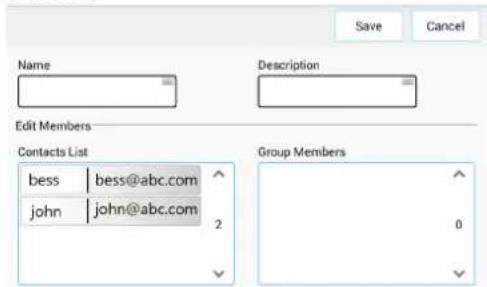 AVISION AM240AW Plus - Sélectionner un destinataire dans le carnet d'adresses - 3