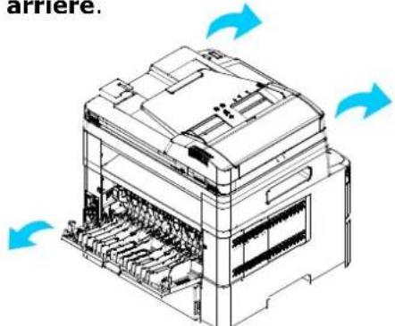 AVISION AM240AW Plus - Locations of the Jammed Paper (Endroits susceptibles de bourrage de papier) - 5