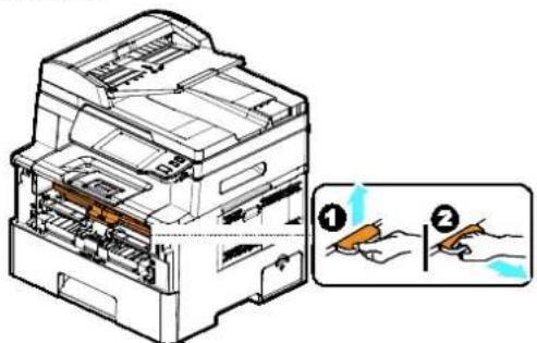 AVISION AM240AW Plus - Locations of the Jammed Paper (Endroits susceptibles de bourrage de papier) - 9
