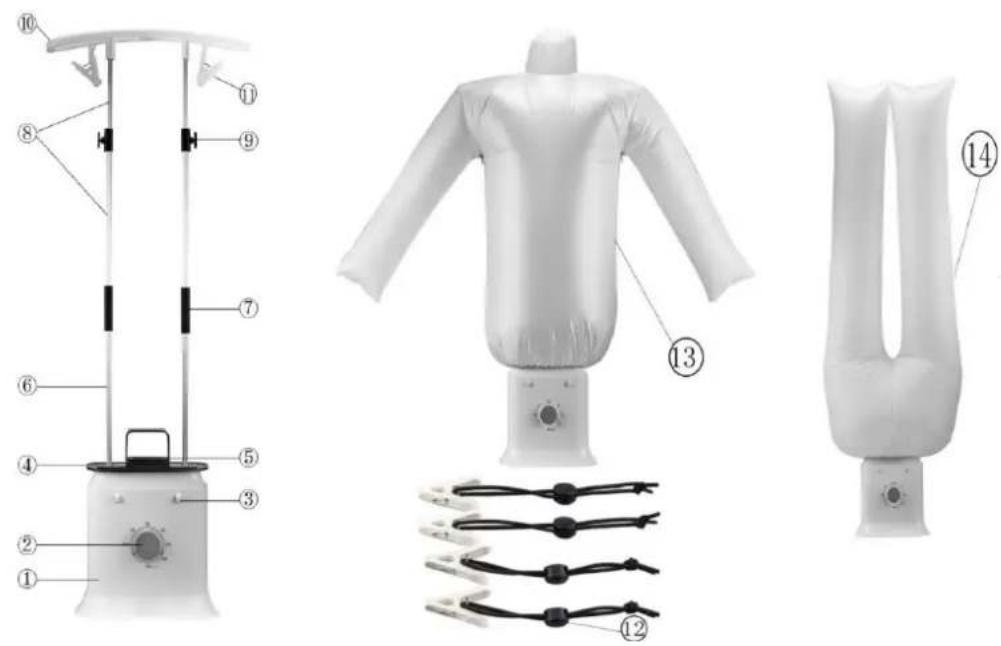 Sommertal Bügelpuppe Gentleman 4084 - Struttura del prodotto - 1