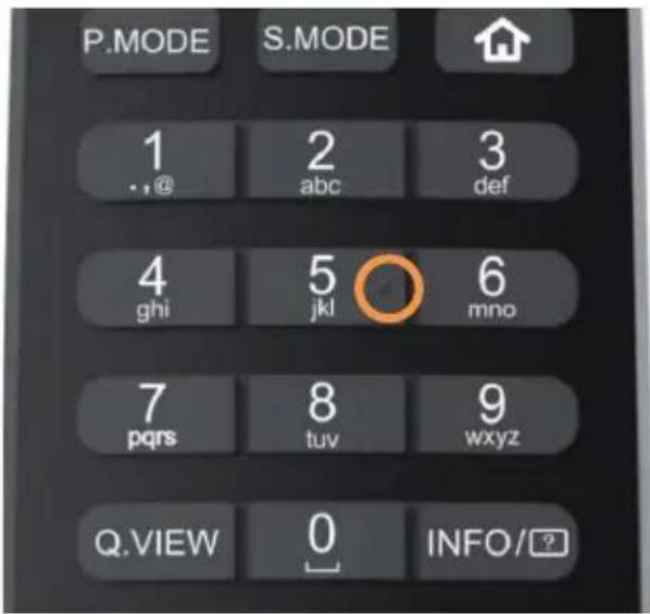 HAIER H85M92FUX - Kaukosäätimen painikkeissa olevat tuntopisteet - 2