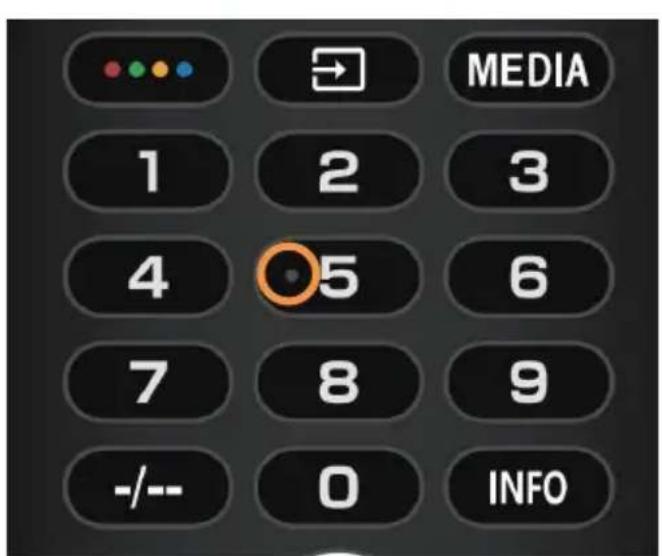 HAIER H85M92FUX - Pontos táteis nos botões do telecomando - 1