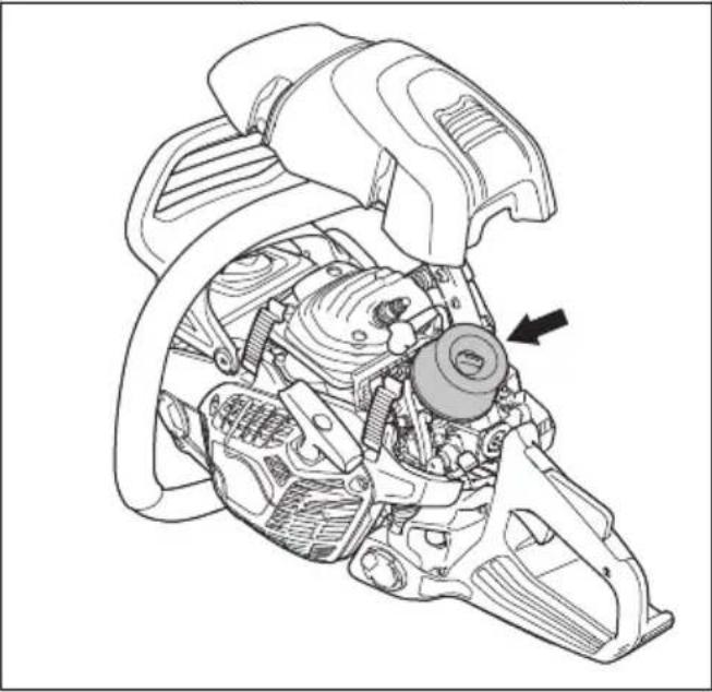 HUSQVARNA 564 XP G - Reinigen des Luftfilters - 1