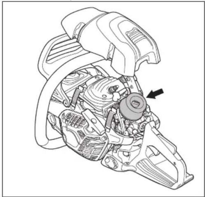 HUSQVARNA 564 XP G - Het luchtfilter reinigen - 1
