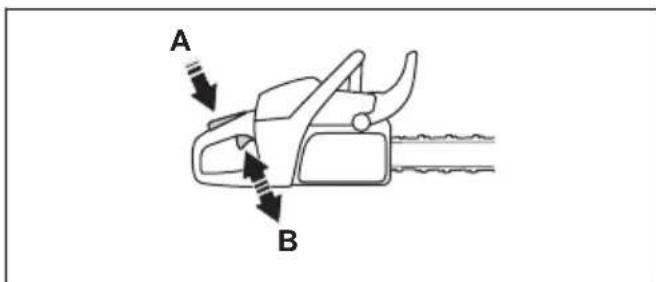 HUSQVARNA 564 XP G - Gashendelvergrendeling - 1