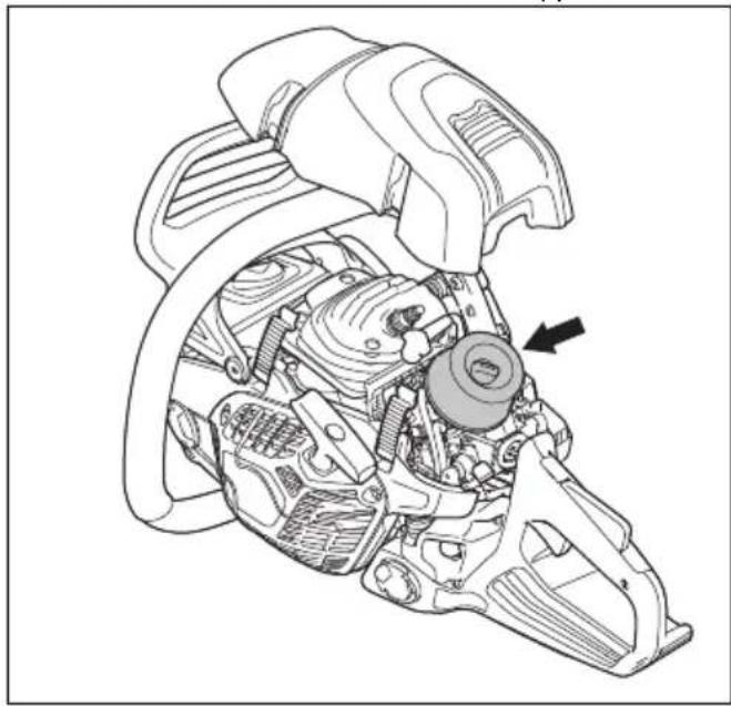 HUSQVARNA 564 XP G - Nettoyage du filtré à air - 1