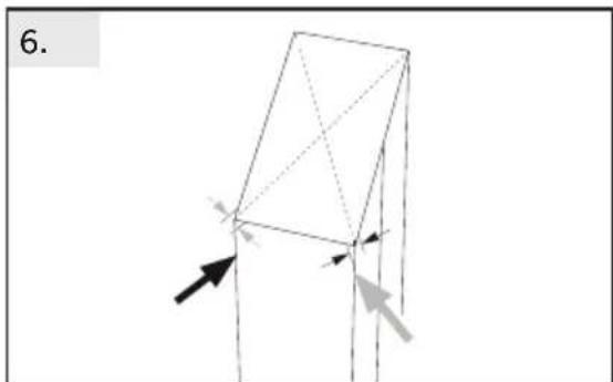 HOOVER HONCQ2T818EX - Aigning the appliance (Fig.4.5.6.) - 2