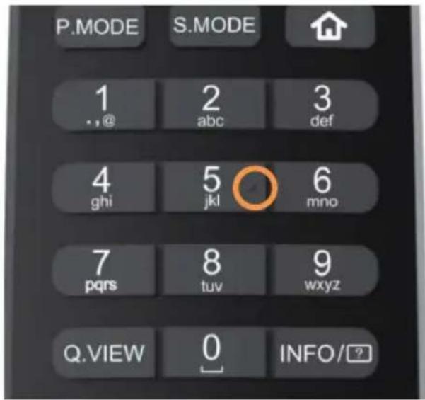 HAIER H75M92FUX - Snertipunktar á takkum fjarstýringar - 2