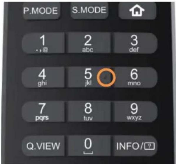 HAIER H75M92FUX - Wypukłe punkty na przyciskach pilota - 2