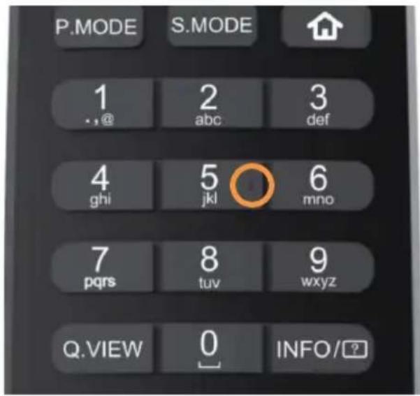 HAIER H75M92FUX - Kaugjuhtimispuldi nuppudel olevad kombatavad punktid - 2
