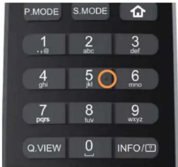 HAIER H75M92FUX - Puncte tactile pe butoanele telecomenzii - 2