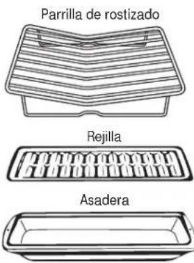 Monogram ZGP484LGRSS - Asadera, rejilla y parrilla de rostizado - 1