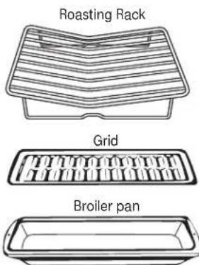 Monogram ZGP484LGRSS - Broiler pan, grid and roasting rack - 1
