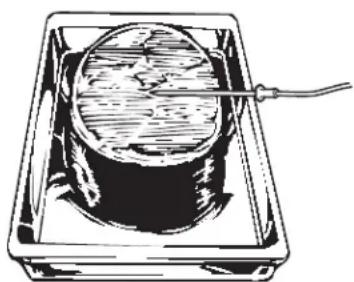 Monogram ZGP484LGRSS - Proper placement of the probe - 1