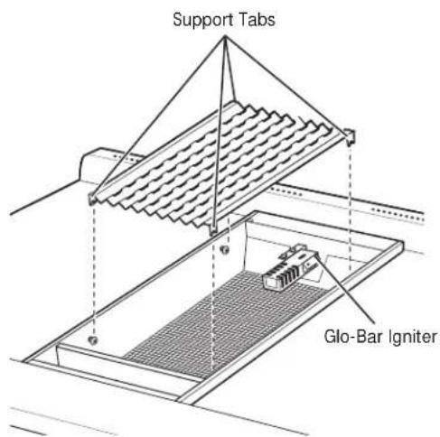 Monogram ZGP484LGRSS - Grill radiant baffle - 1