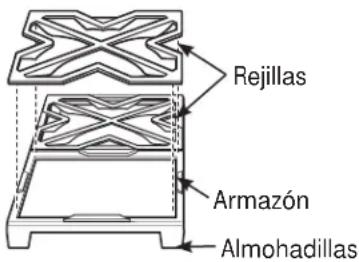 Monogram ZGP484LGRSS - Rejillas del quemador - 1