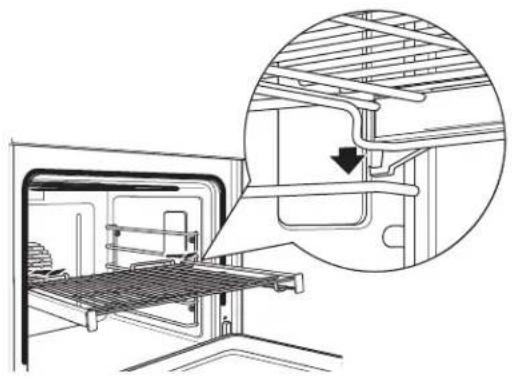 Monogram ZGP484LGRSS - To replace a rack: - 1
