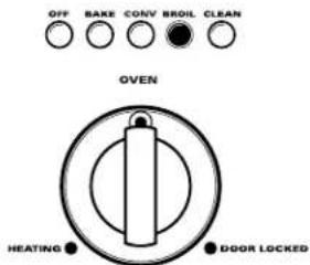 Monogram ZDP36N4RHSS - How to set the ovens for broiling - 2