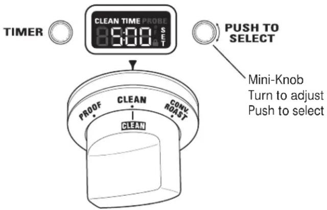 Monogram ZDP484LGPSS - How to set the oven for cleaning - 1