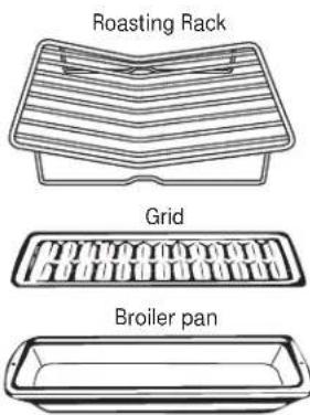 Monogram ZDP484LGPSS - Broiler pan, grid and roasting rack - 1