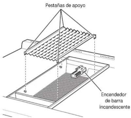 Monogram ZDP484LGPSS - Deflector radiante de la parrilla - 1